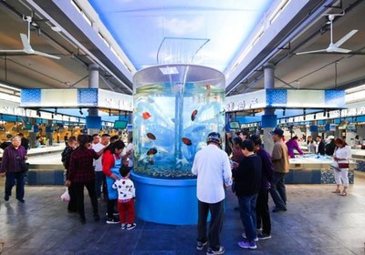 美麗城鎮進行時|鄞州咸祥花1300萬打造的“網紅菜場”重裝開業了