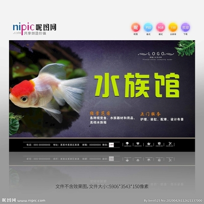 水族館設計圖__海報設計_廣告設計_設計圖庫
