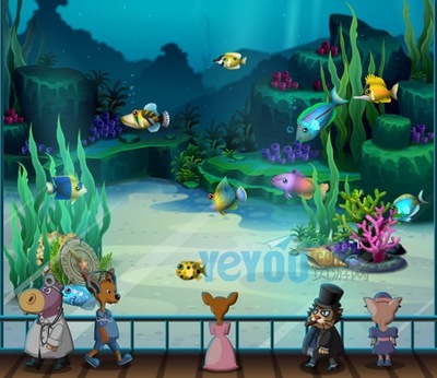 水族館經營SNS游戲《超級水族館》游戲截圖欣賞